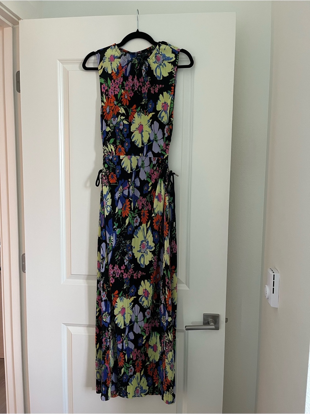 ASOS Design Floral Plissé Dress